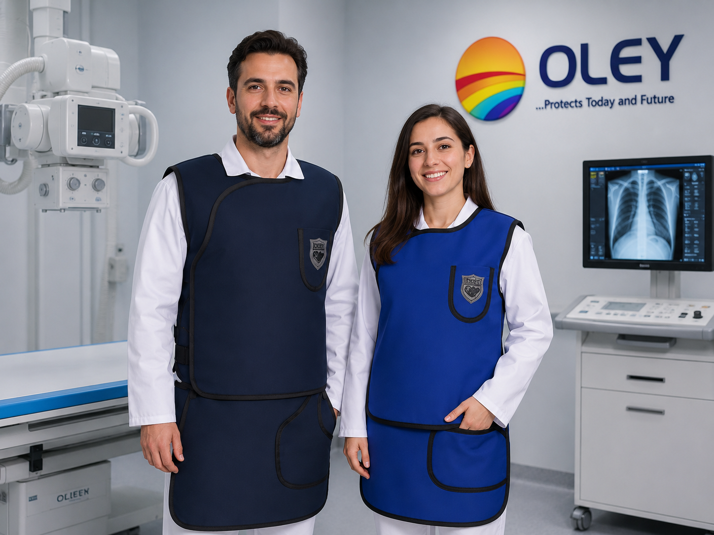 Vest and Skirt Model Apron